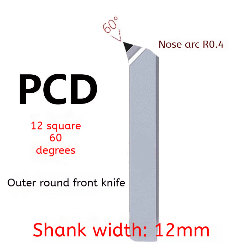 1163-PCD diamond turning tool cylindrical plane super bright CBN boron nitride tool 20 square 60/90 degrees gemstone knife non-standard Shandong Denso Pricision Tools Co.,Ltd.